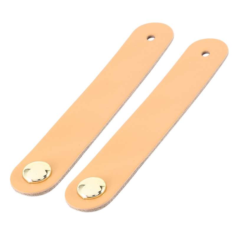6 Pcs Leather Drawer Pull Wardrobe Door Handle for Cupboard Drawer B