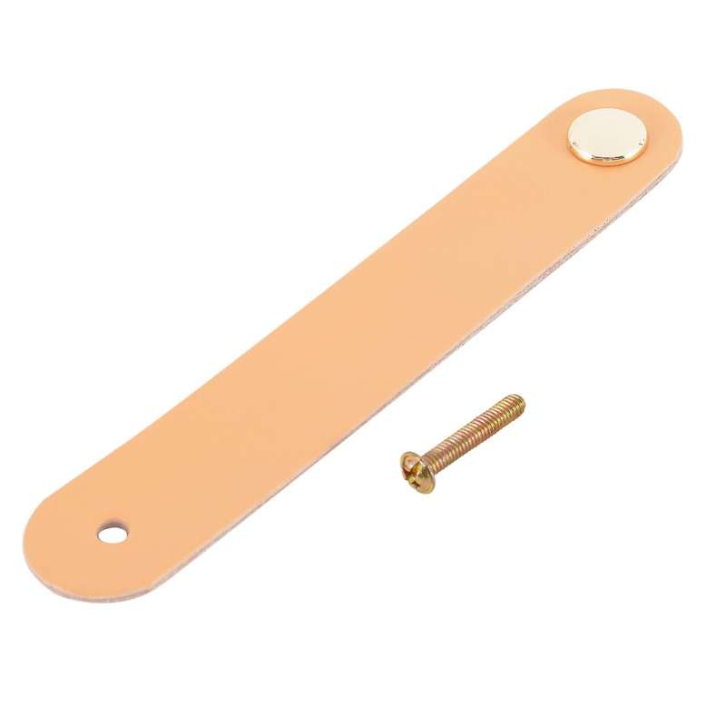 6 Pcs Leather Drawer Pull Wardrobe Door Handle for Cupboard Drawer B