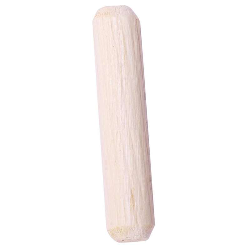 100 Pack Wooden Dowel Pins Wood Kiln Dried Fluted and Beveled