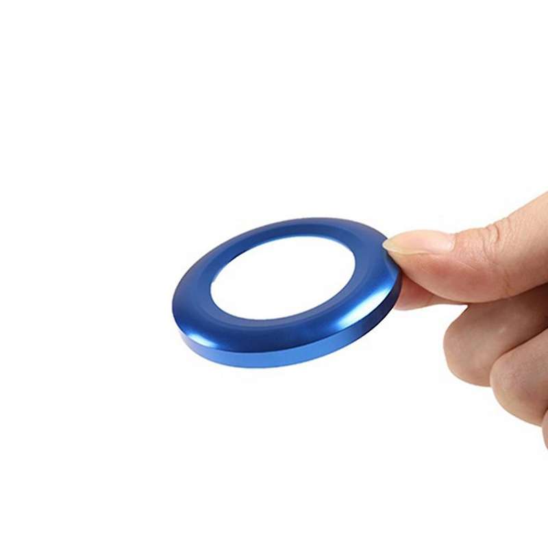 Car Start Stop Coin Trim Cover for Toyota Fj Cruiser 2007-2021 Blue