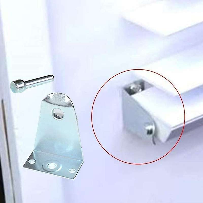 Metal Hold Down Brackets and Pins, for Horizontal Blind Shades Window