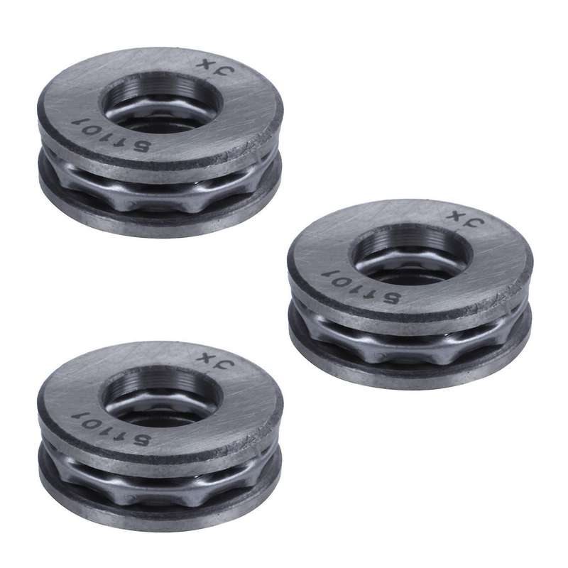 3x 51101 Axial-kugellager, 12 X 26 X 9 Mm