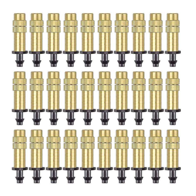 30pcs Watering Nozzle Adjustable Copper Irrigation Water Sprinkler