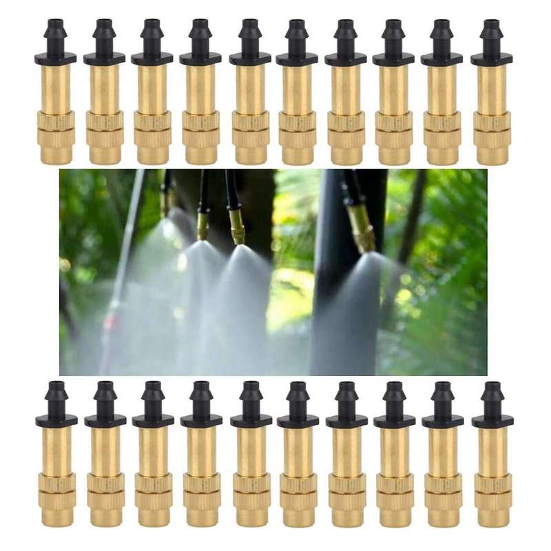 30pcs Watering Nozzle Adjustable Copper Irrigation Water Sprinkler
