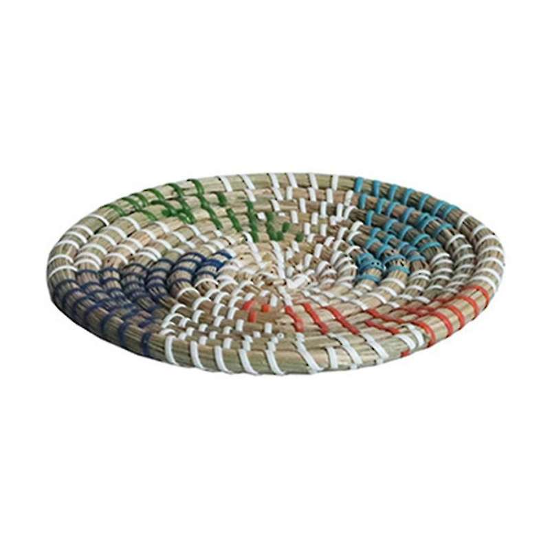 Woven Wall Basket Decor Boho Seagrass for Home Kitchen Living Room E