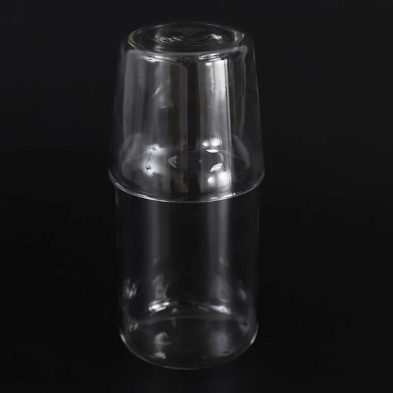 Water Carafe with Tumbler Glass Cold Hot Water Bottle Cup Sets