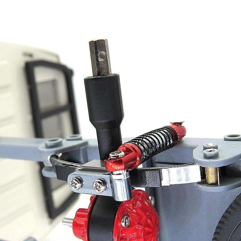 Car Upgrades Parts Metal Front & Rear Shock Absorbers Damper,red