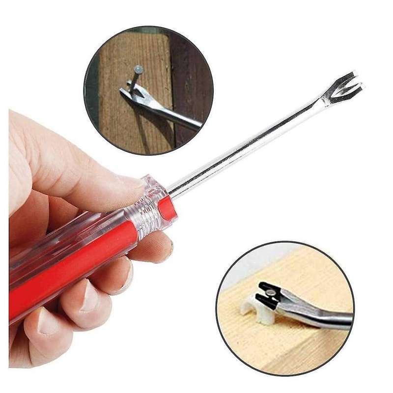 3pcs Nail Pullers 3mm U Tip Nail Rivet Tack Puller Screwdriver Tool