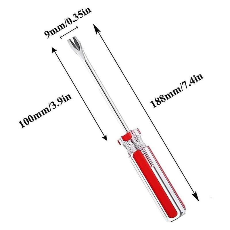 3pcs Nail Pullers 3mm U Tip Nail Rivet Tack Puller Screwdriver Tool