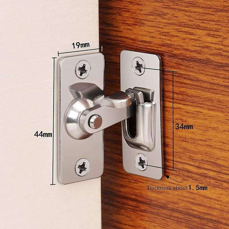 90 Degree Door Buckle Latch Stainless Steel Right Angle Lock