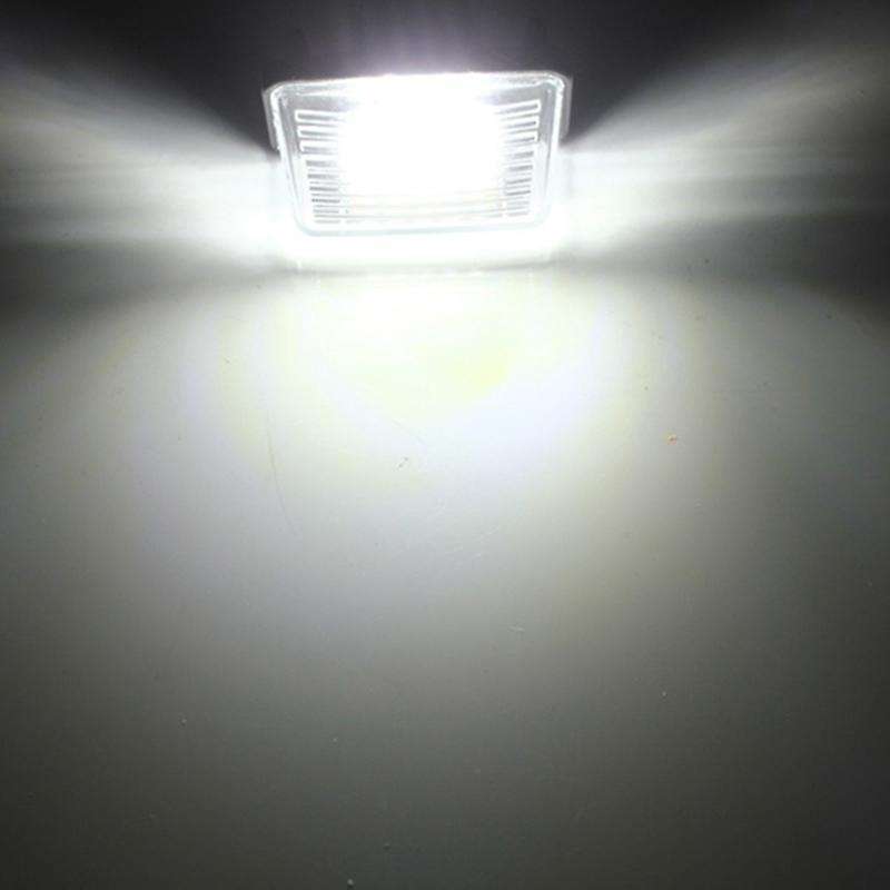 2 Pcs 18 Led Smd License Number Plate Light Lamp for Peugeot 206