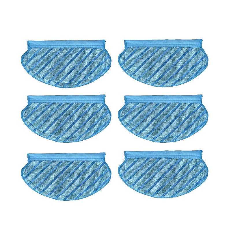 6pcs Washable Wipes for Ecovacs Robot Vacuum Cleaner Accessories