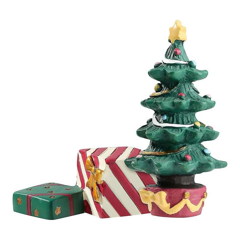Aquarium Decoration Xmas Tree Present Box for Fish Tank Supplies