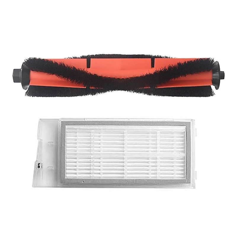 Hepa Filter Rolling Main Brush Side Brush for Roidmi Eve Plus Robot
