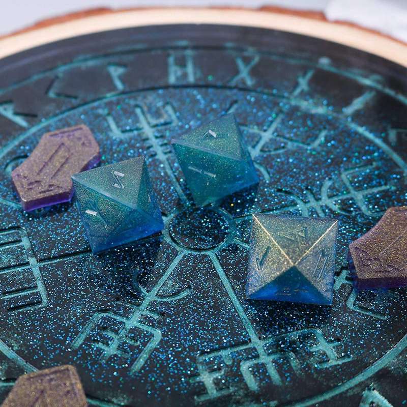 Diy Divination Pad Astrology Compass Silicone Mold (rune Card)