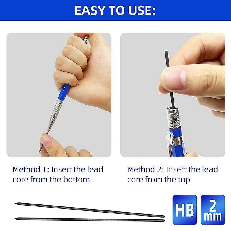 Solid Woodworking Pencils,automatic Pencil Marking Tool
