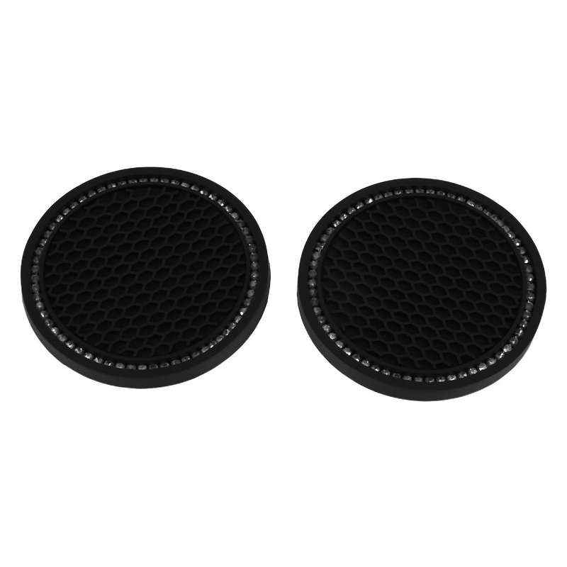 1pcs Car Hook 2pcs Cup Coasters 2pcs Bling Engine Button Rings Bling