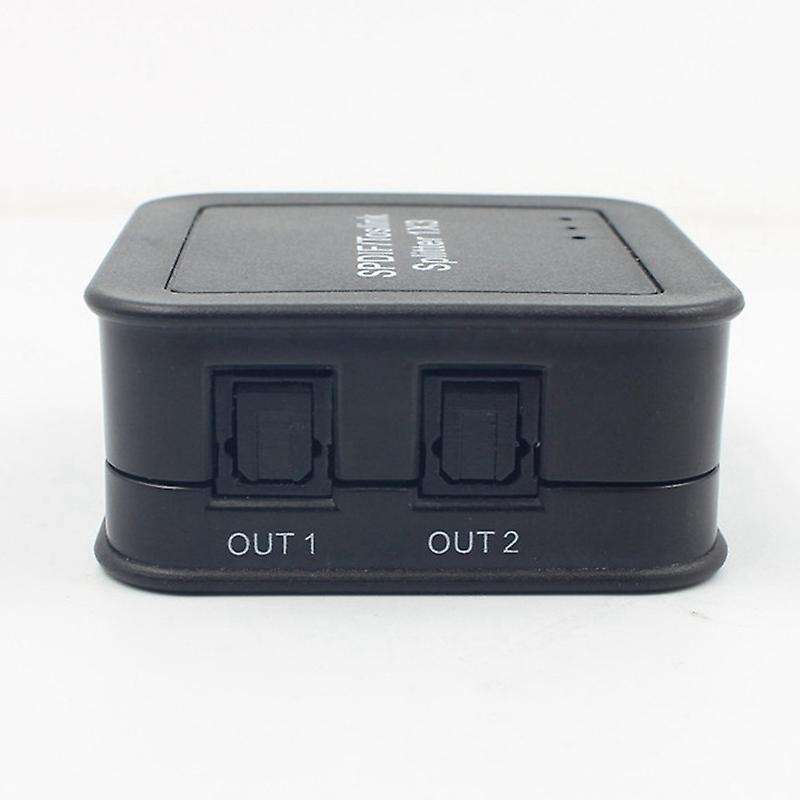 1x3 Digital Optical Toslink Splitter with Remote Control-us Plug