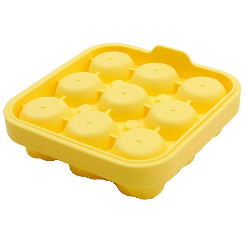 Silicone Molds Ice Tray 9 Grid Rose Ice Molds Diy Ice Cream Moulds -2