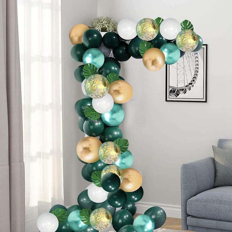 Jungle Theme Party Balloons 50 Pack,12 Inches Latex Balloons for Baby