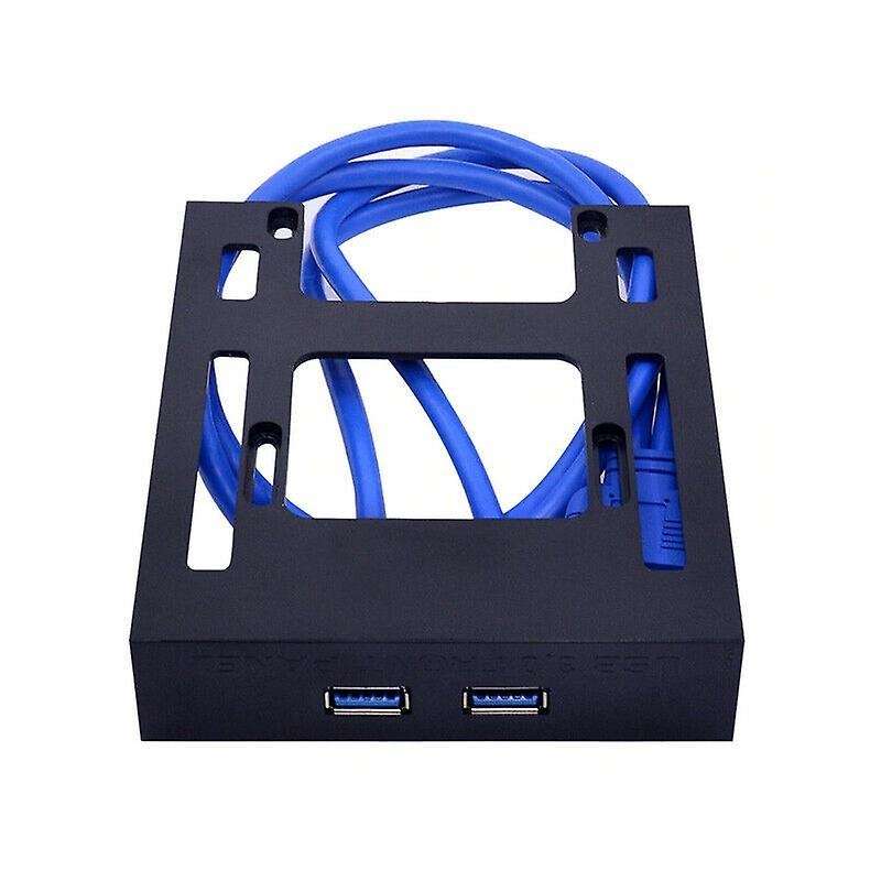 2 Ports Usb 3.0 Front Panel Adapter Plastic Bracket for Pc Desktop