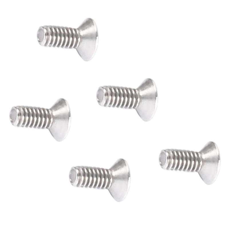 100pcs 304hc Stainless Steel Hex Countersunk Flat Bolts Screws M2x5mm