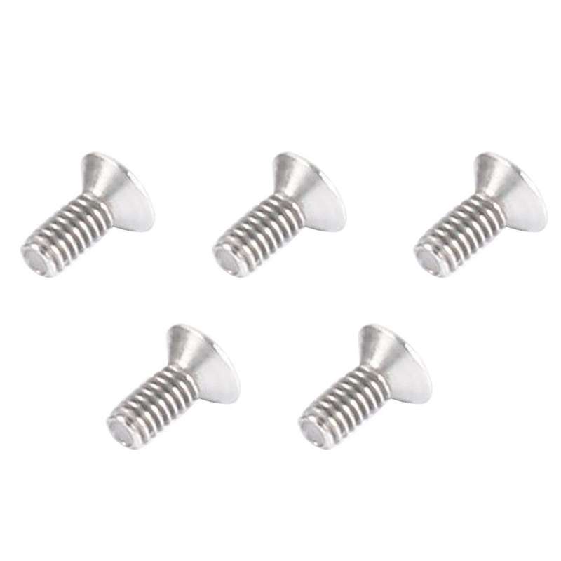 100pcs 304hc Stainless Steel Hex Countersunk Flat Bolts Screws M2x5mm