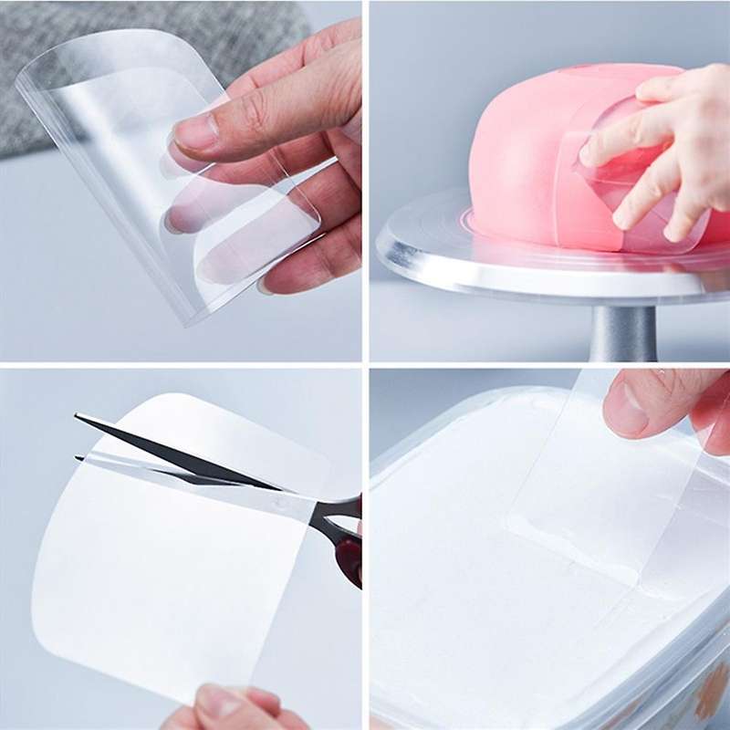13 Pcs Transparent Cake Cream Scraper Flexible Icing Spatula Baking