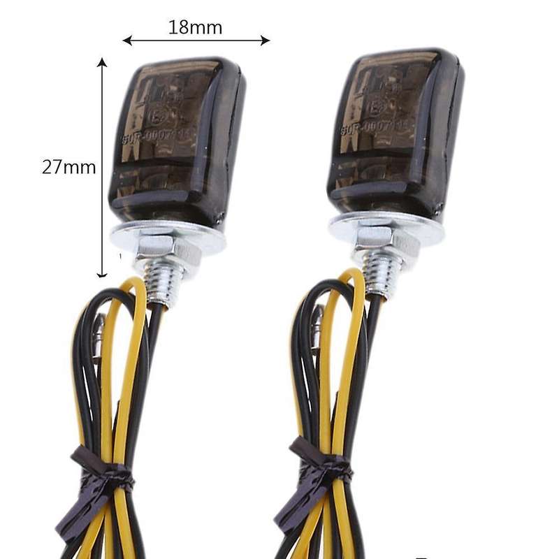 Black Mini Tiny Small Indicators Turn Signals for Yamaha