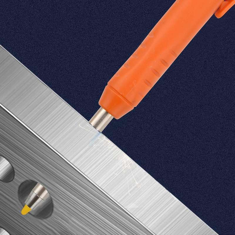 Carpenter Pencil Set with 7 Refill Leads, Built-in Sharpener,pencil A
