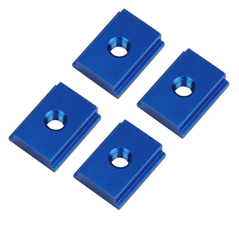 M8 T-tracks Aluminium Alloy T Slot Track for Woodworking Tool 4pcs