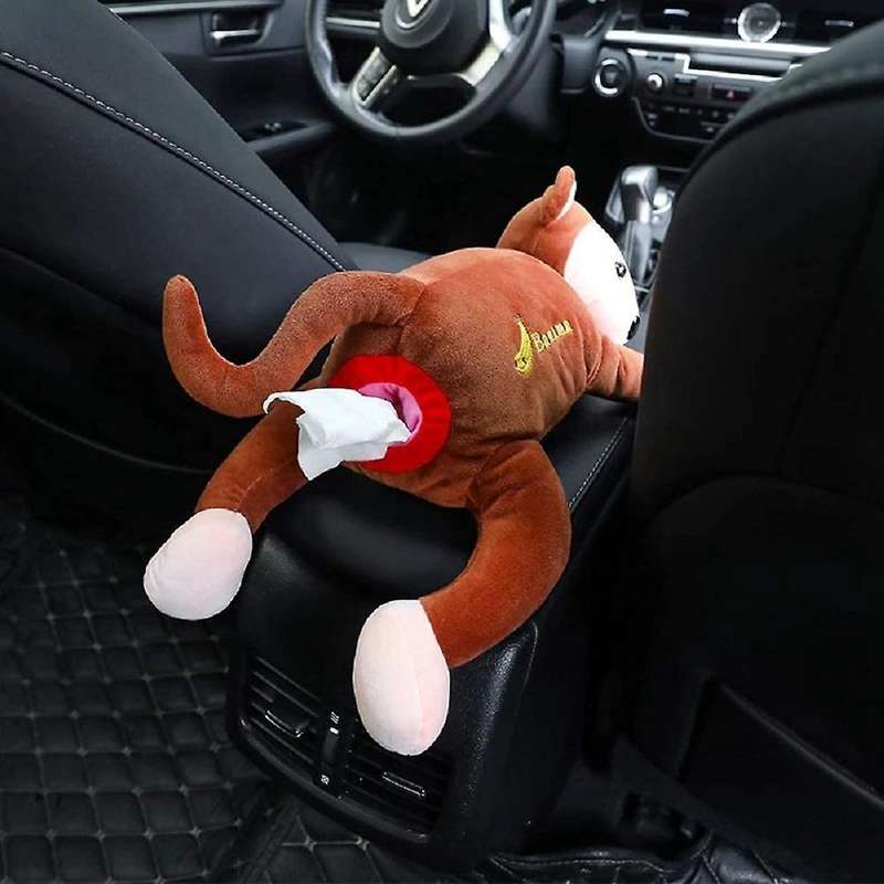 Monkey Tissue Storage Box for Car Bathroom Bedroom Kitchen Coffee