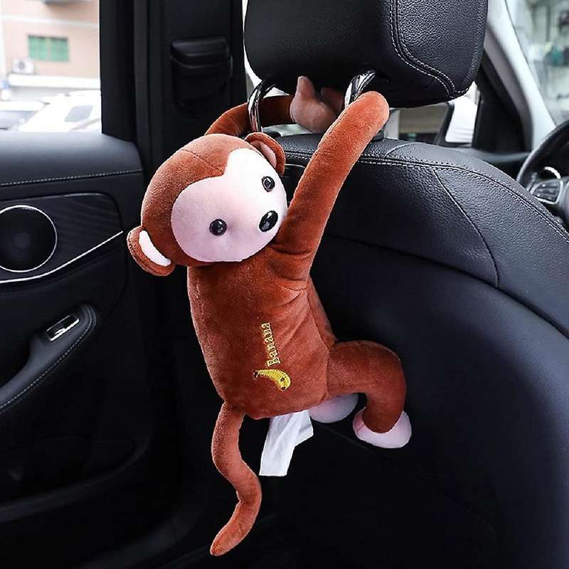 Monkey Tissue Storage Box for Car Bathroom Bedroom Kitchen Coffee