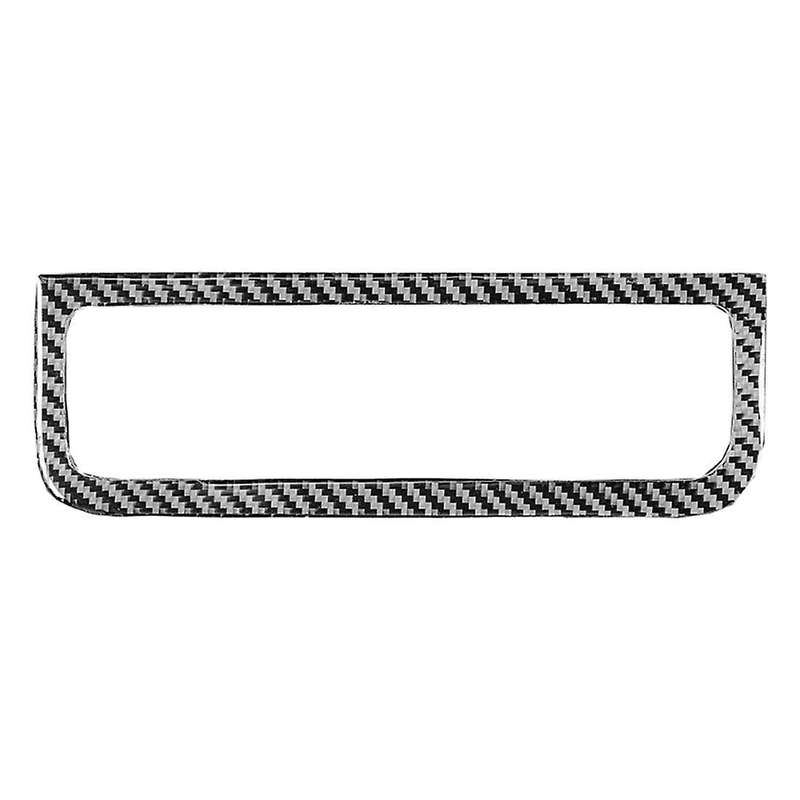 Carbon Fiber Center Ac Control Panel Frame Switch Cover Sticker Trim