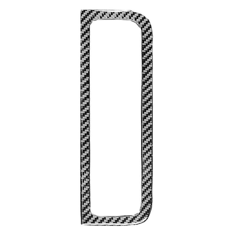 Carbon Fiber Center Ac Control Panel Frame Switch Cover Sticker Trim