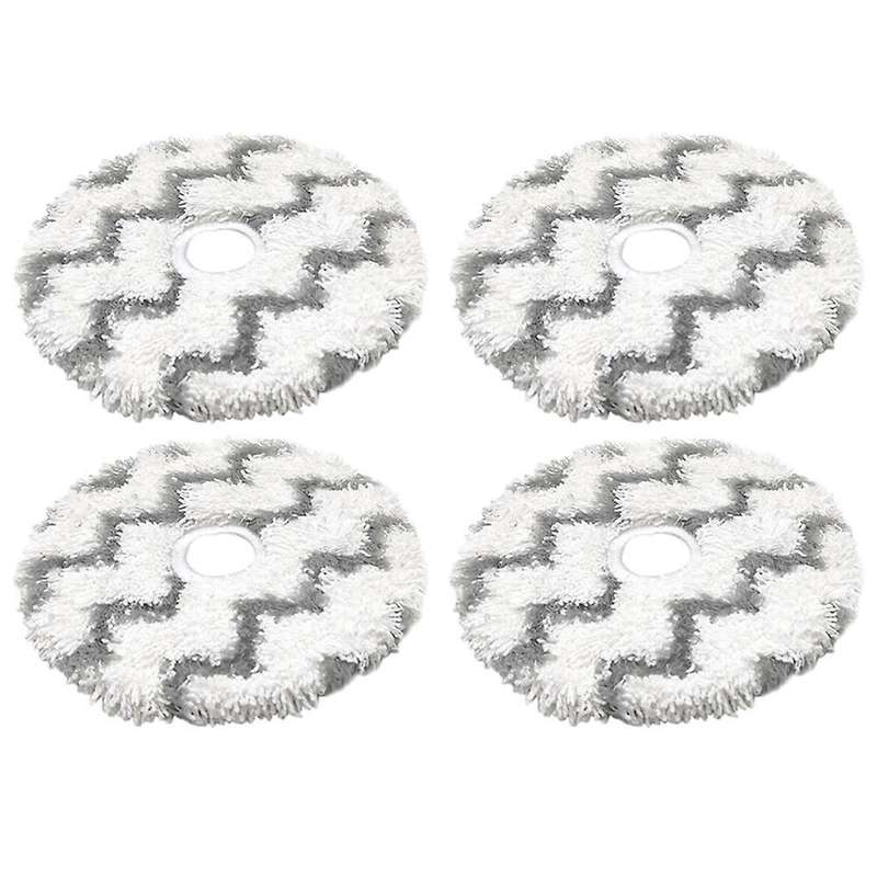 4pcs for Xiaomi Mijia K10 Pro Washable Mop Cloth Wireless Vacuum