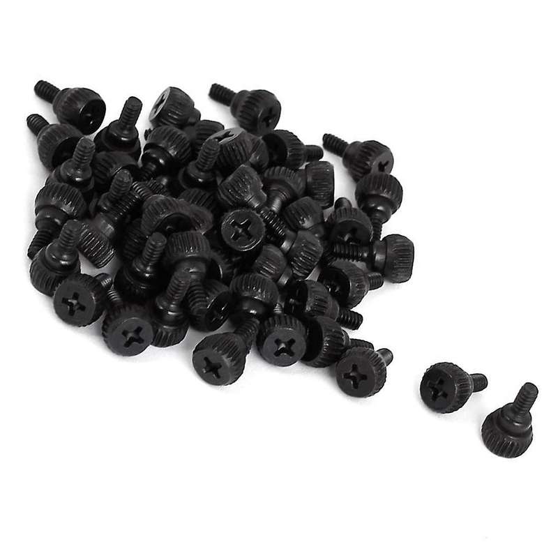 Pc Computer Case Thumbscrews M3.5 Thumb Screws Black 50 Pcs