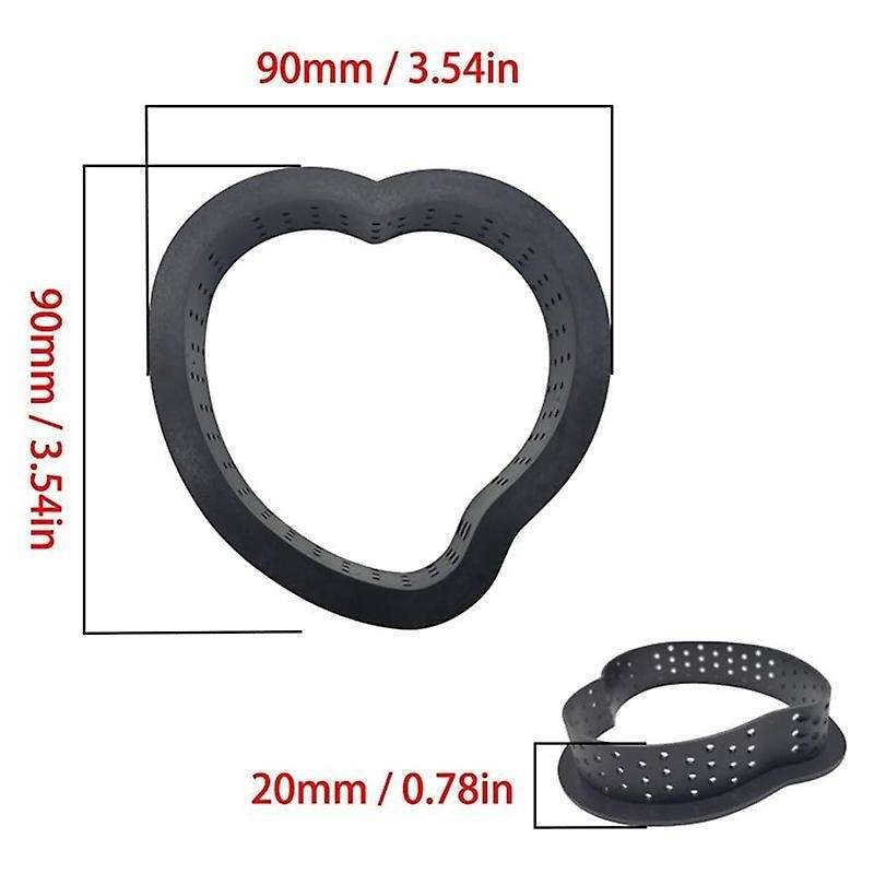 Cake Mold Perforated Cutter Cake Rings Baking Metal Ring Molds 8pcs