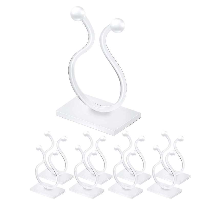 200 Pcs Plant Climbing Wall Fixture Clips, Plant Fixer Hooks-white