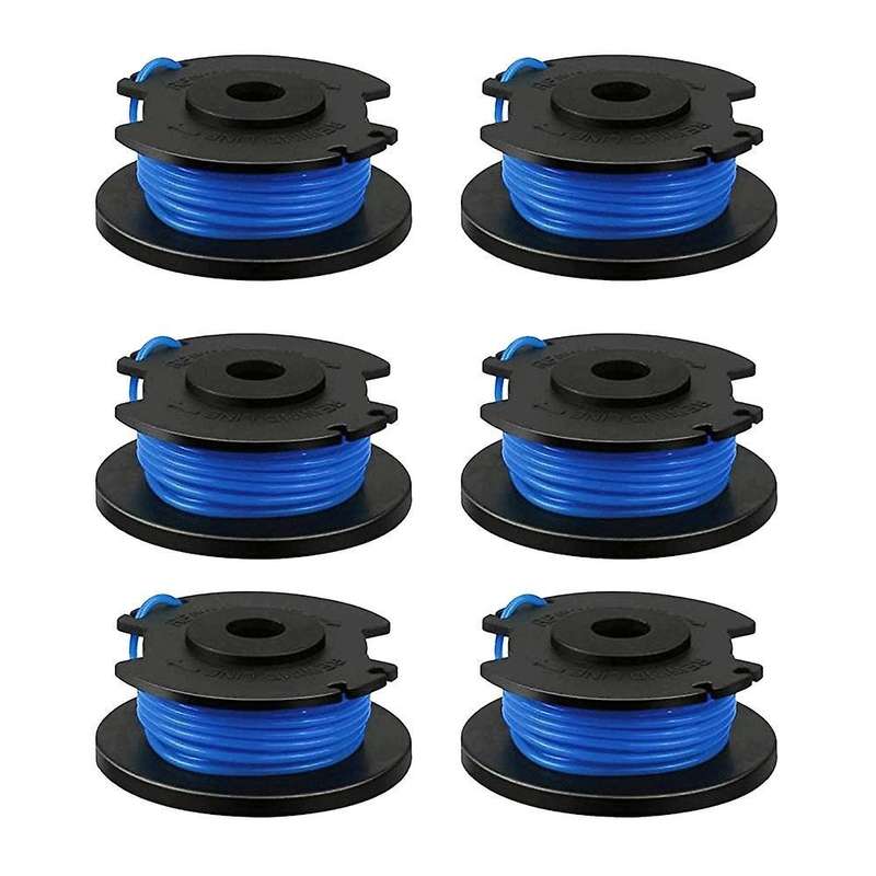 6 Pack Replacement Spools for Ryobi One+ Ac14rl3a Cordless Trimmers
