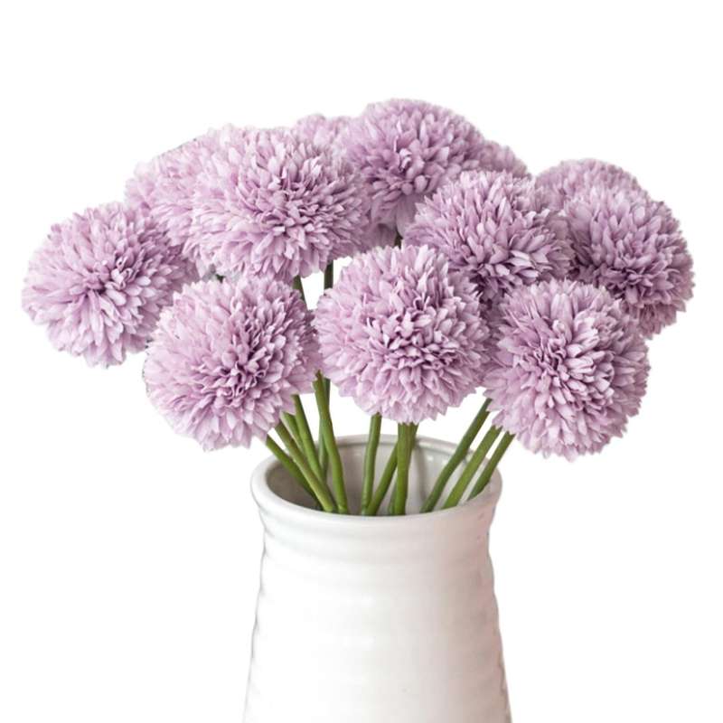 Silk Flowers Dandelion Flower for Home Garden Wedding Decor D