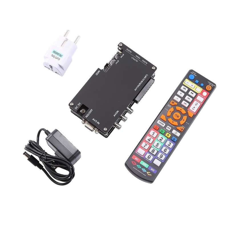 Ossc Hdmi Converter Kit for Game Consoles ,us Plug Add Eu Adapter