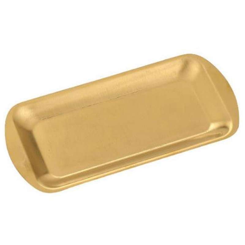 Dinner Plate 304 Stainless Steel Rectangular Plate Barbecue Plate, D