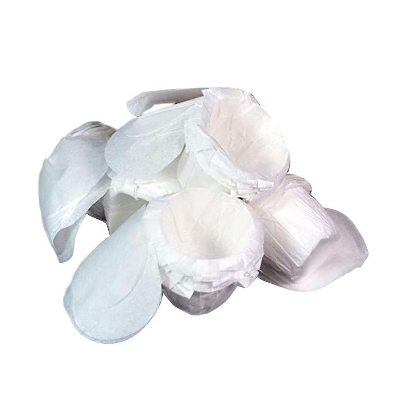 100pcs Disposable K-cup Paper Filter with Lid