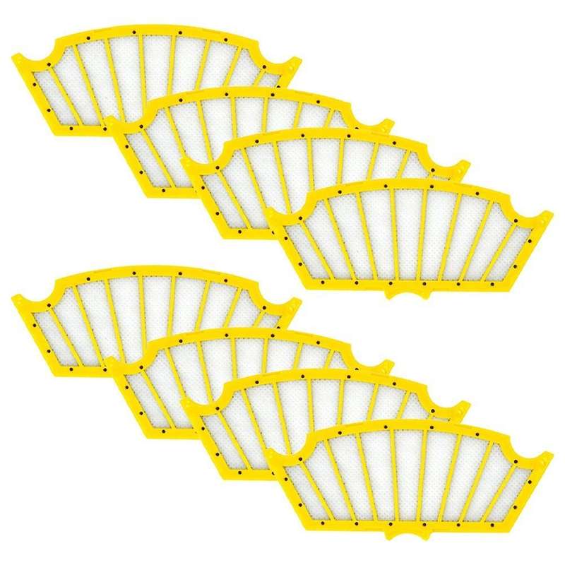 8pcs Hepa Filter Sweeping Robot Replacement Parts for Irobot