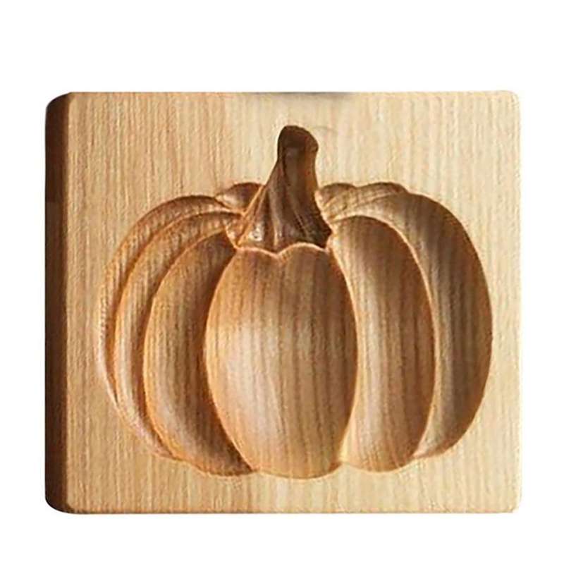 Cookie Mold Shortbread Mold Wooden Shortbread Mold(pumpkin)