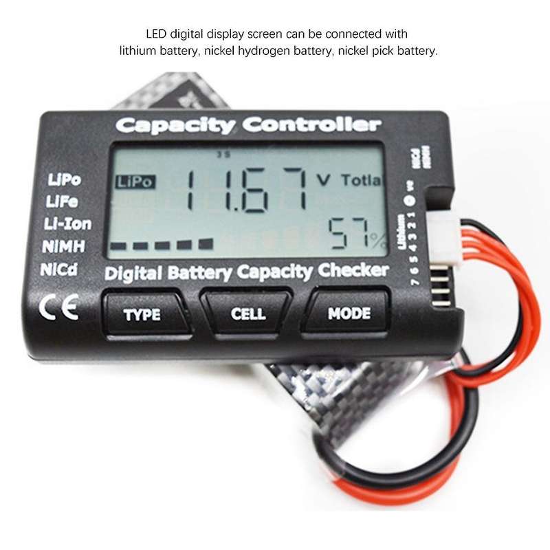 Cellmeter-7 Digital Battery Capacity Checker, Rc Cellmeter 7