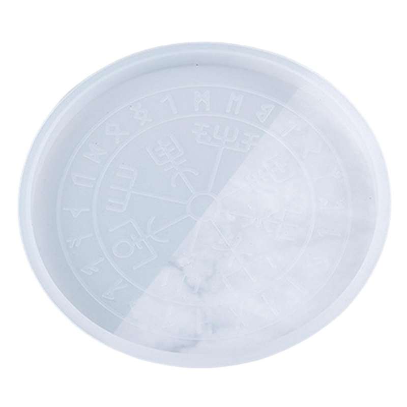 Diy Divination Pad Astrology Compass Silicone Mold (rune Disc Small)
