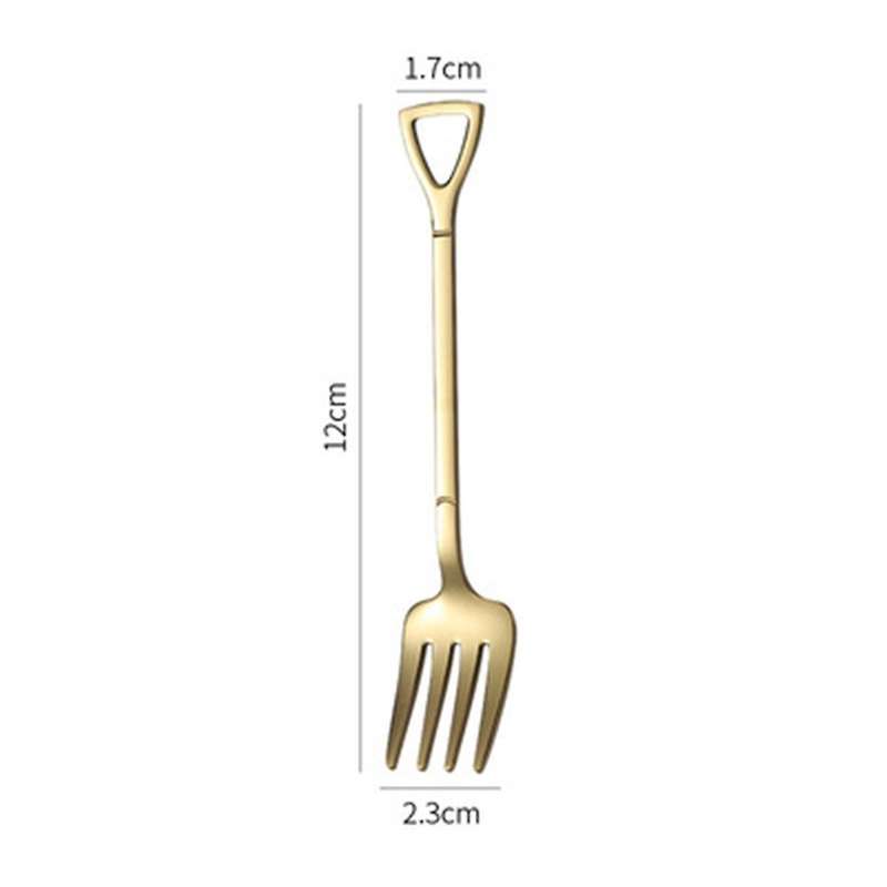 9 Pcs Shovel Spoon Fork Shovel Coffee Spoon Shovel Handle Dessert
