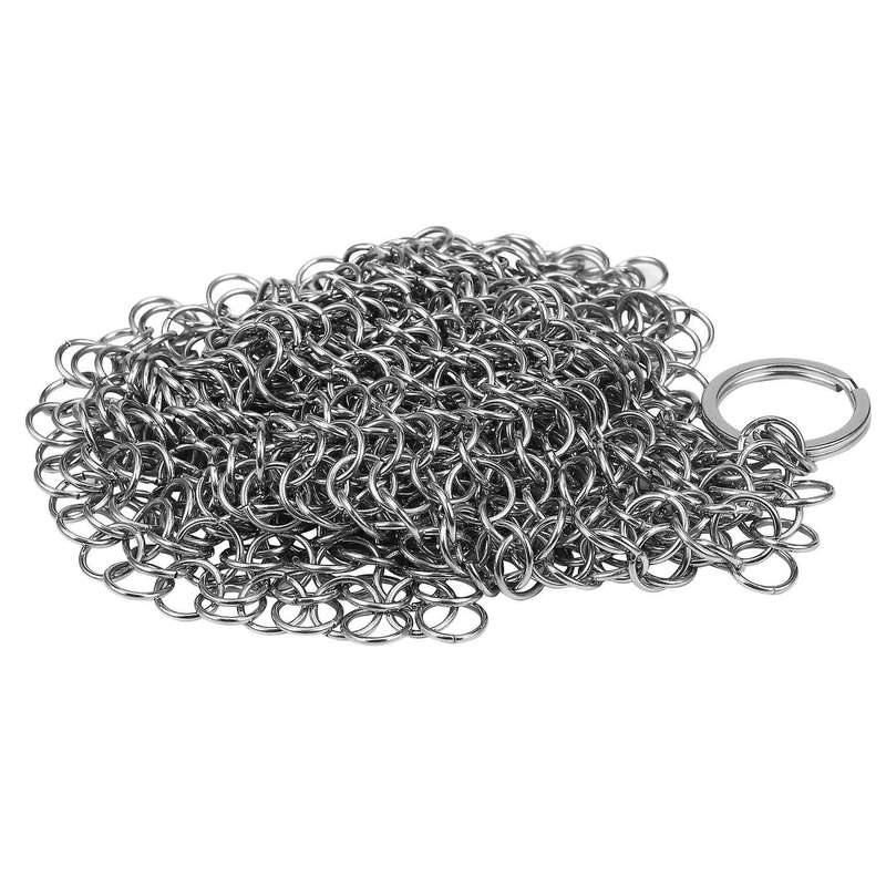 Cast Iron Cleaner - Premium 316 Stainless Steel Scrubber , 8x6 Inch